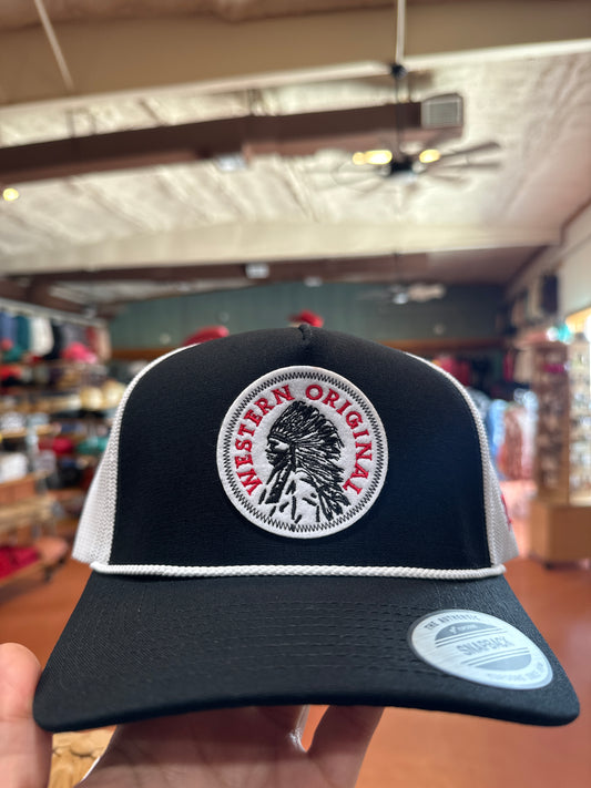 Hooey Quanah BK/WH Cap 🧢