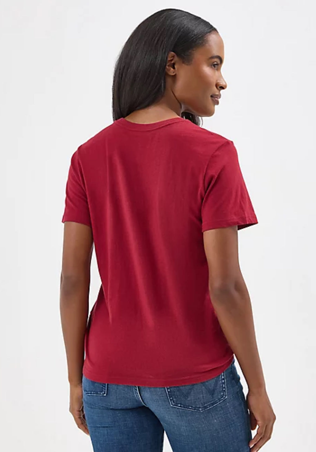 Women’s Rope Logo Tee- Red
