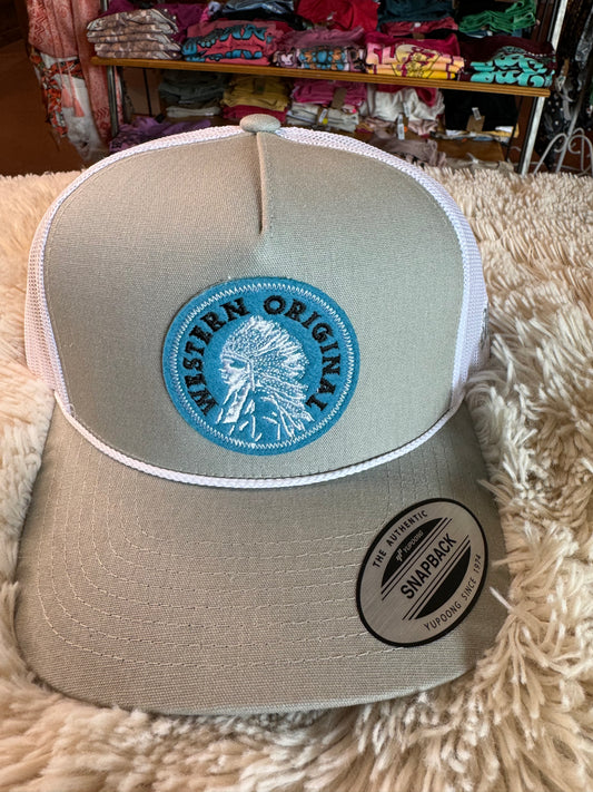 “Quanah” Hooey Grey/White Cap🧢