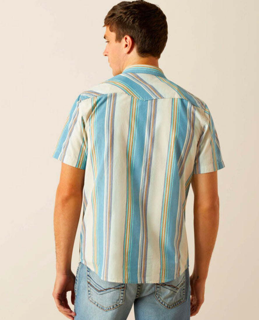 Ariat Hilton Retro Snap S/S- Off White