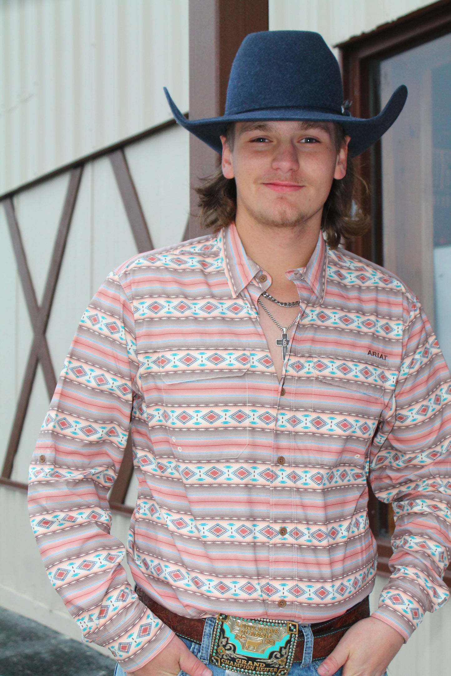 Men’s Ariat Baked Clay Long Sleeve