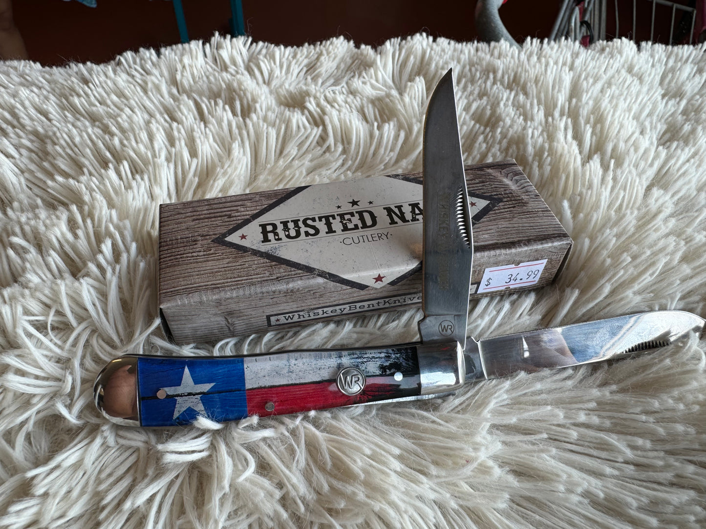 Whiskey Bent Lonestar Trapper Knife