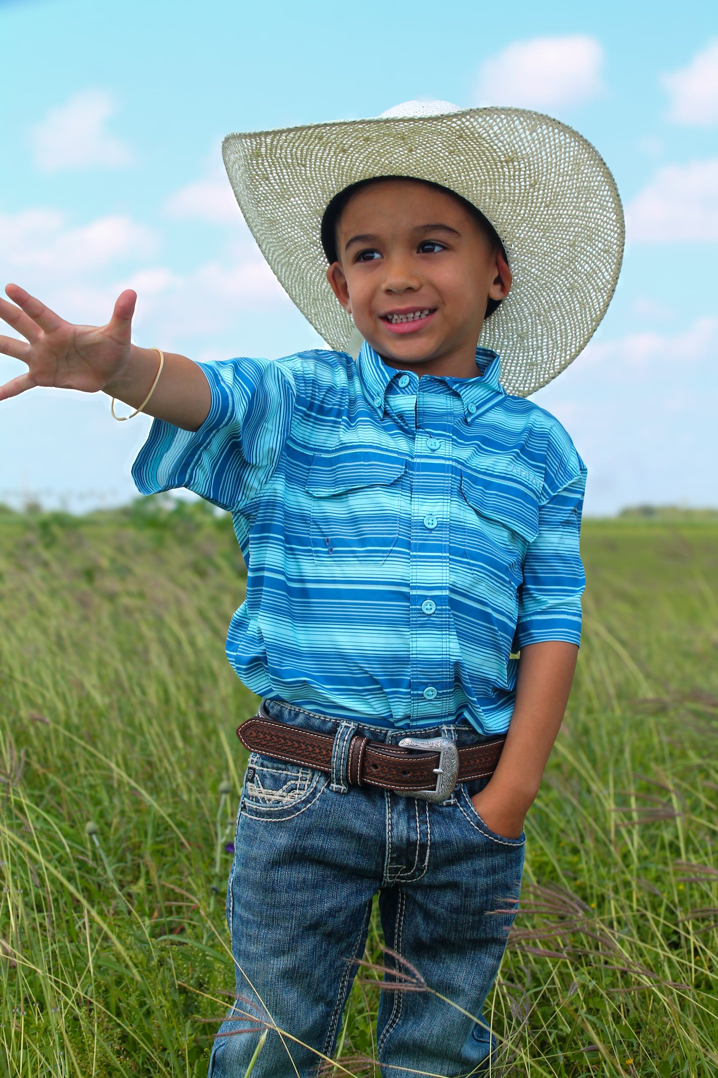 Ariat Boys Venttek OTBND Blue RVN