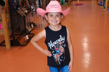 Load image into Gallery viewer, R&amp;R Girl&#39;s Howdy Tie Top
