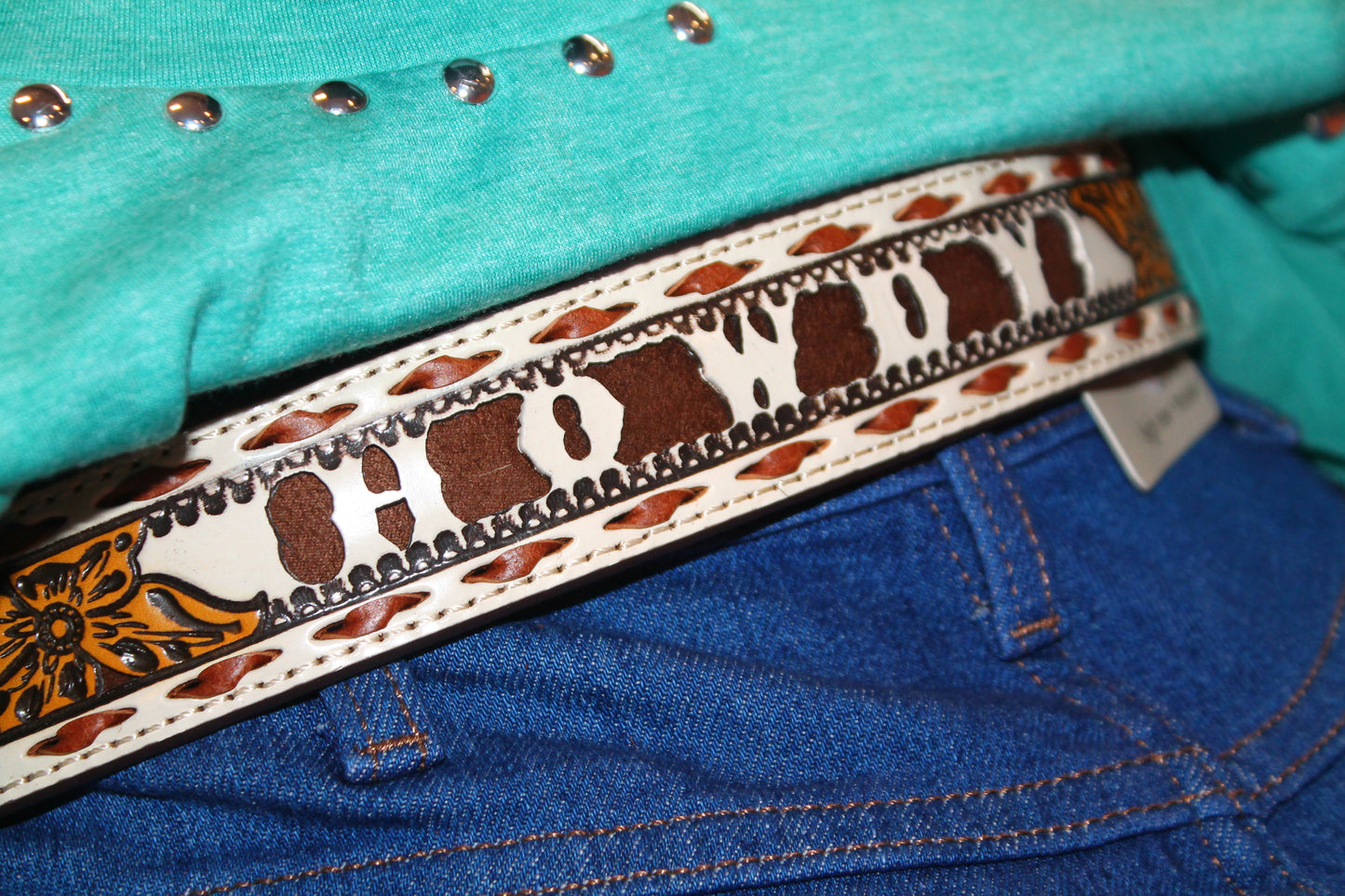 Women’s Howdy Tooled Belt