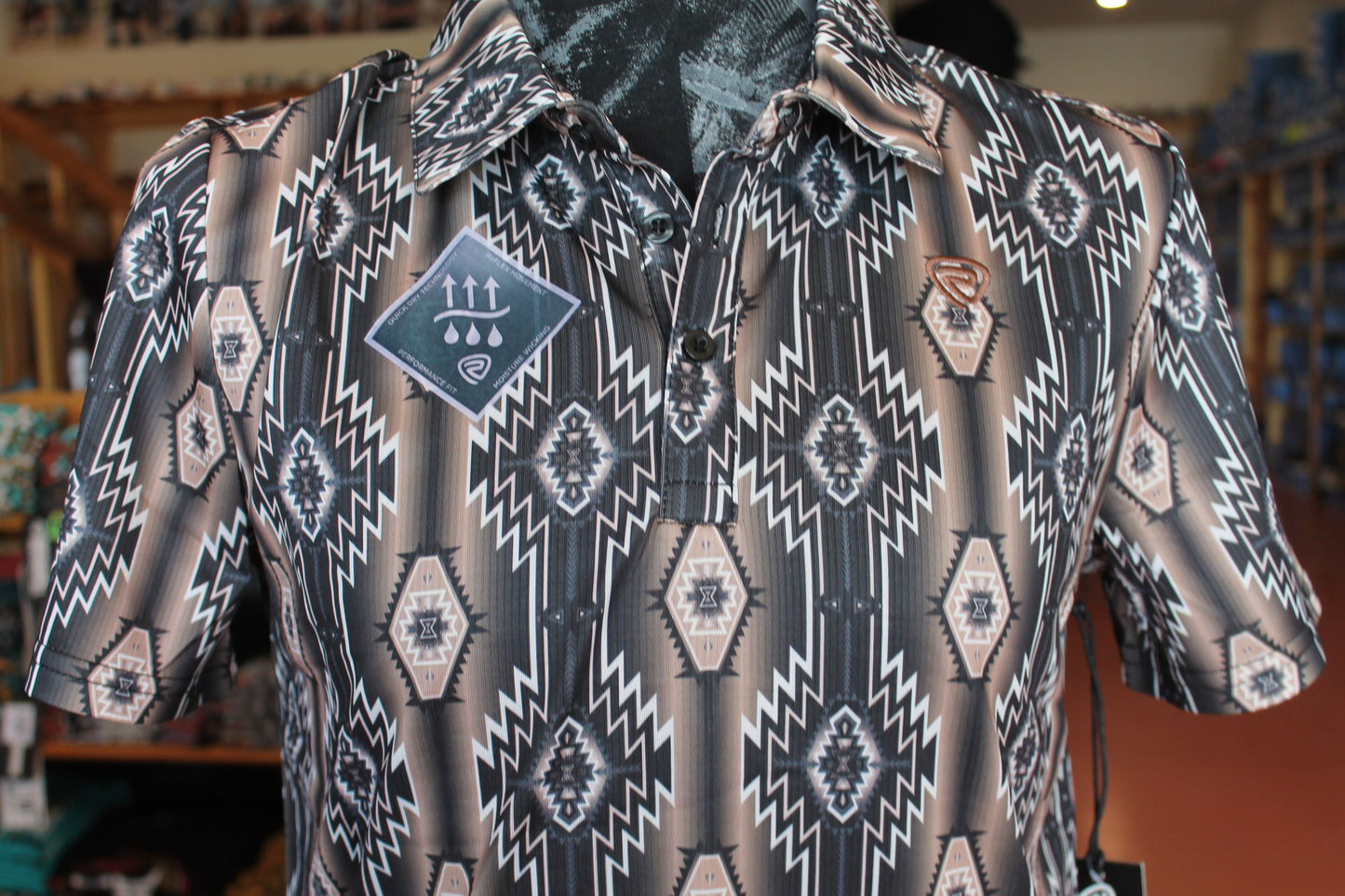 R&R Coffee Aztec Print