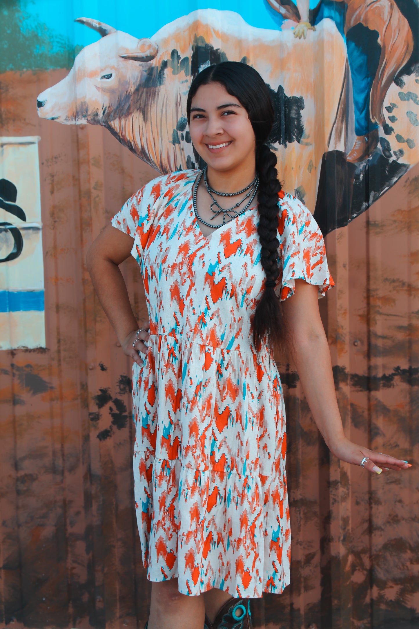 Women's Delilah Watercolor Dress
