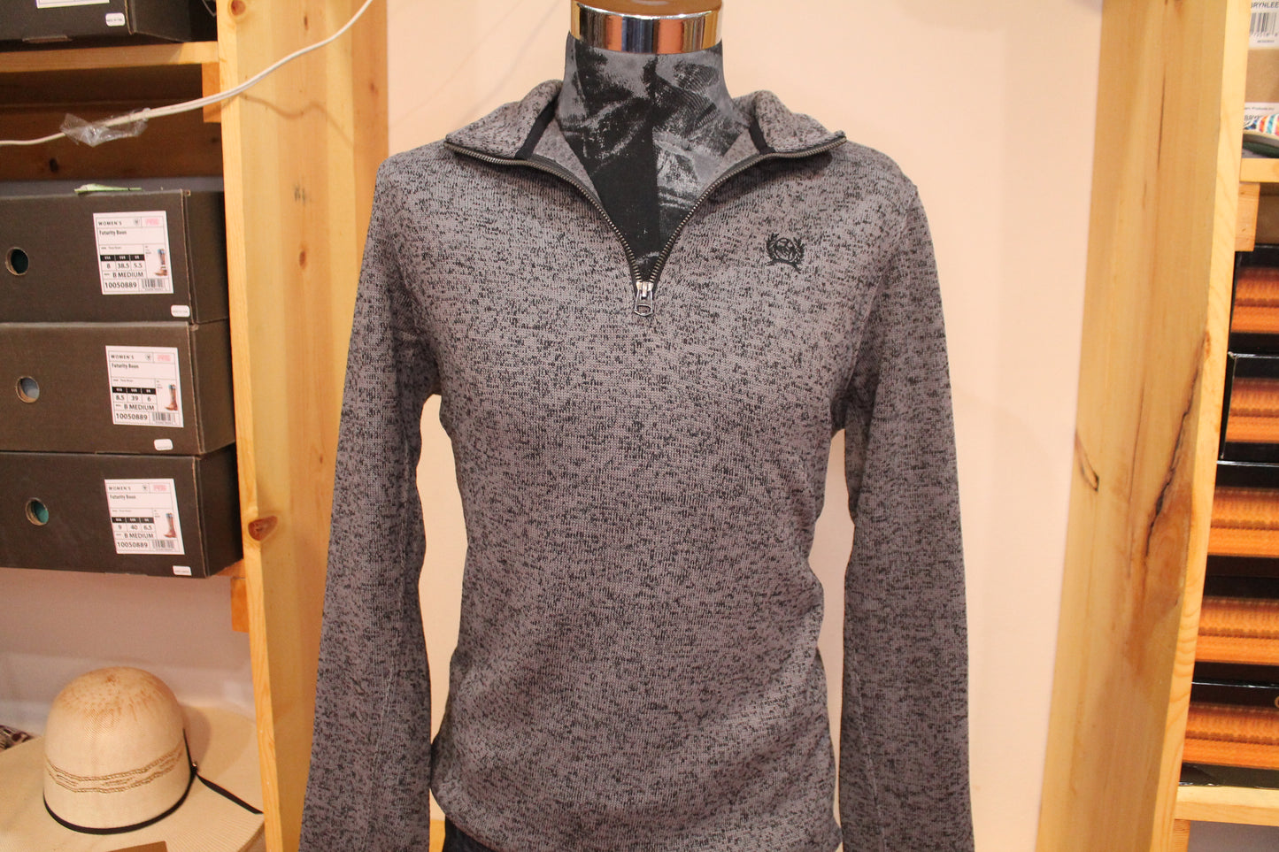 Cinch Grey Sweater