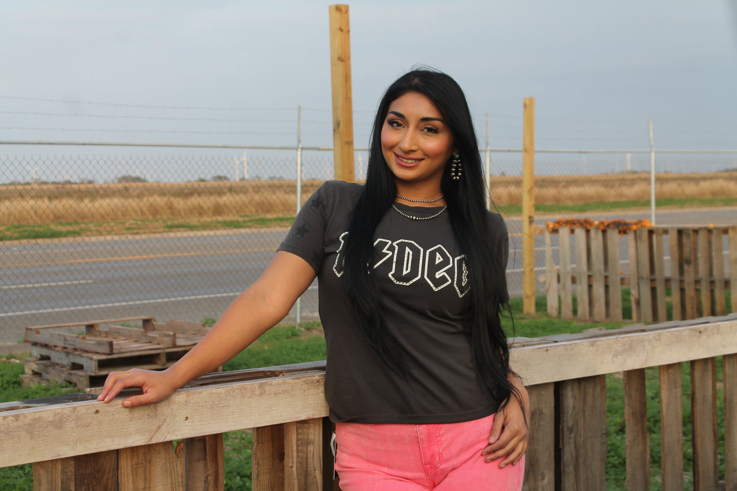R&R Women’s Rhinestone Rodeo Tee