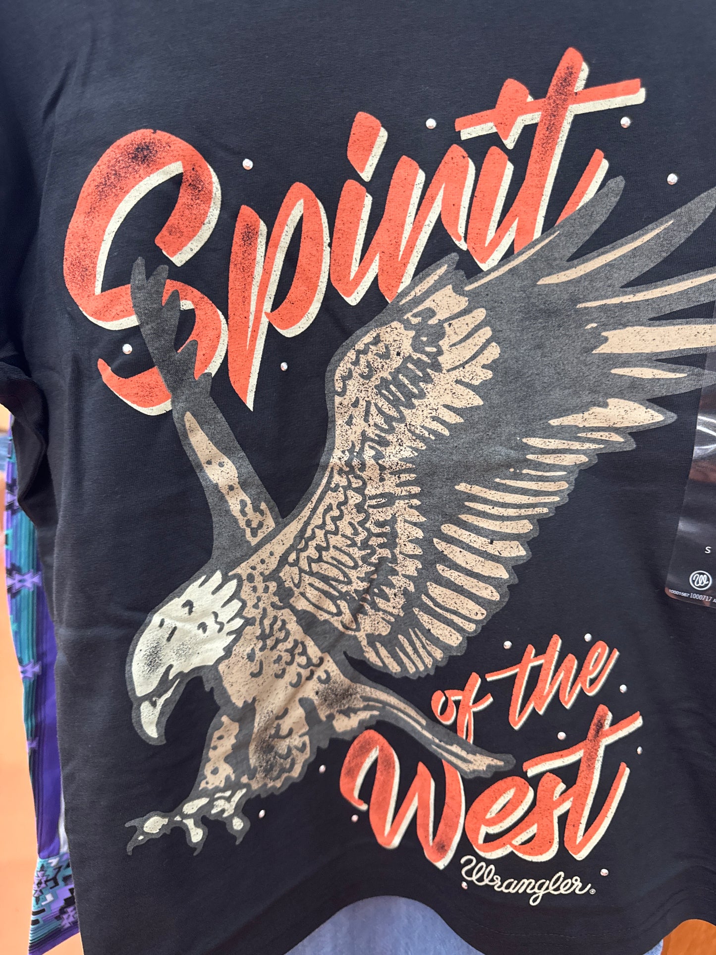 Wrangler west women Retro Clara Blk tee