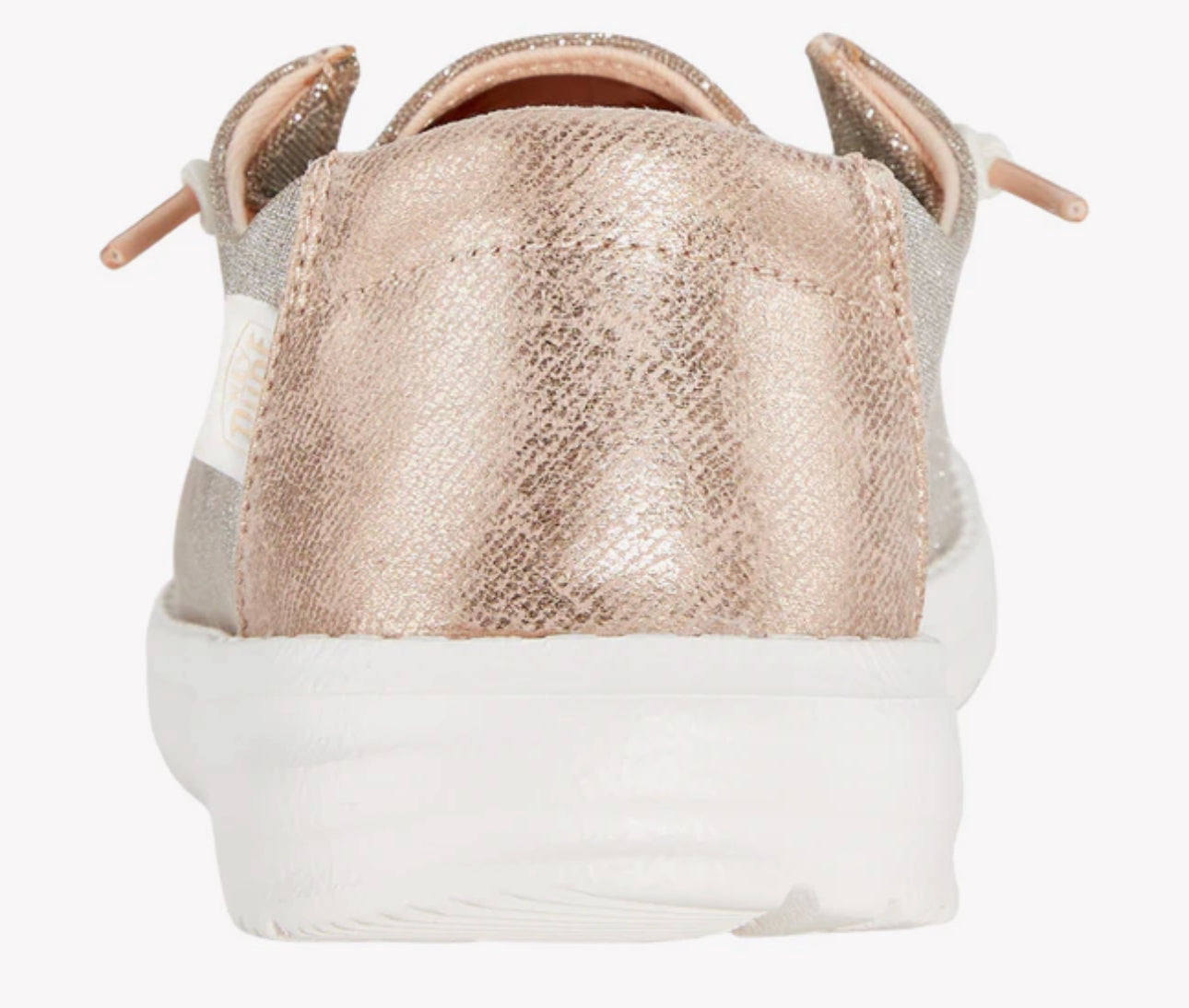 Wendy Metallic Sparkle Rose Gold