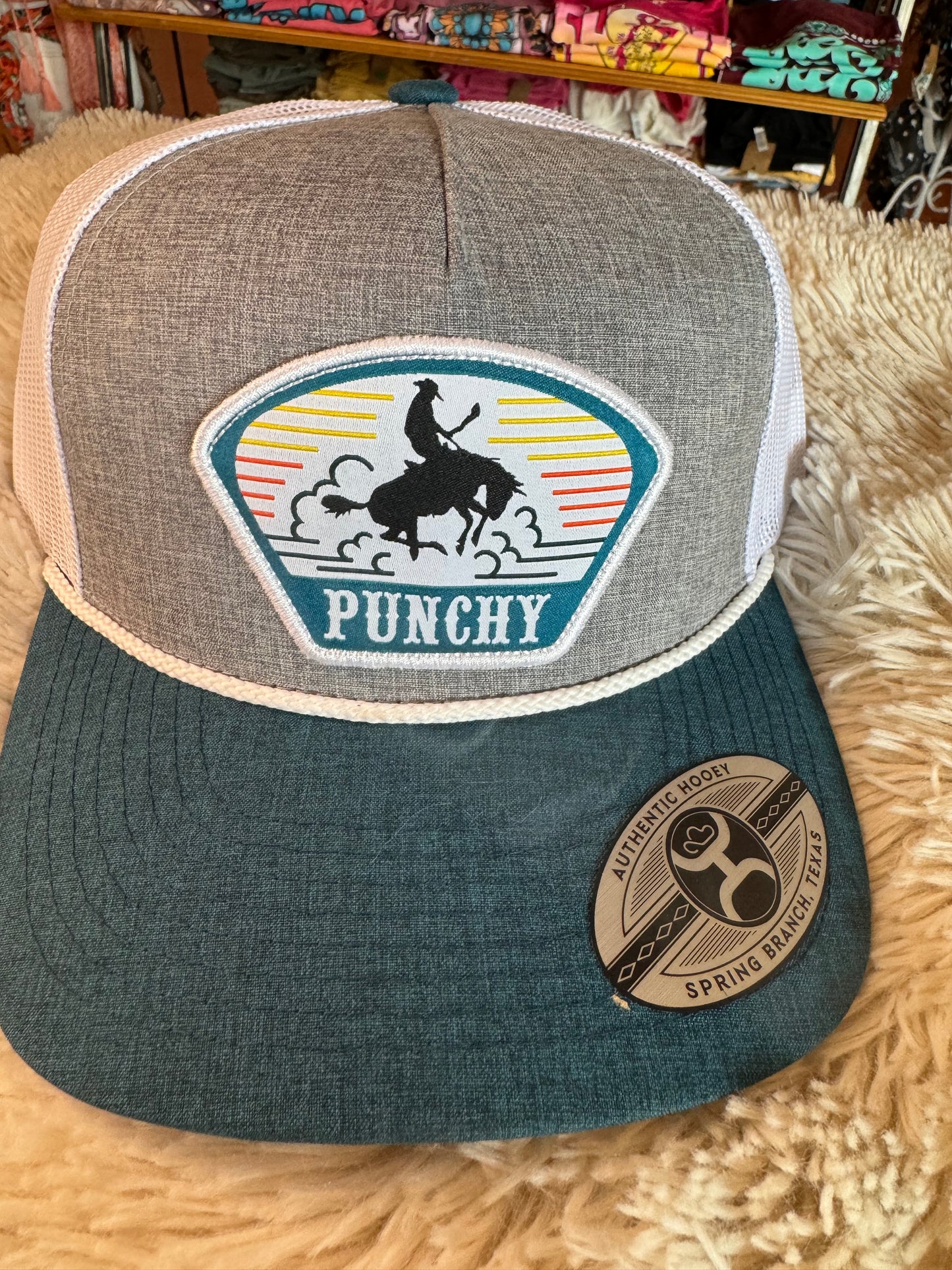 Punchy Grey/White Hooey Cap