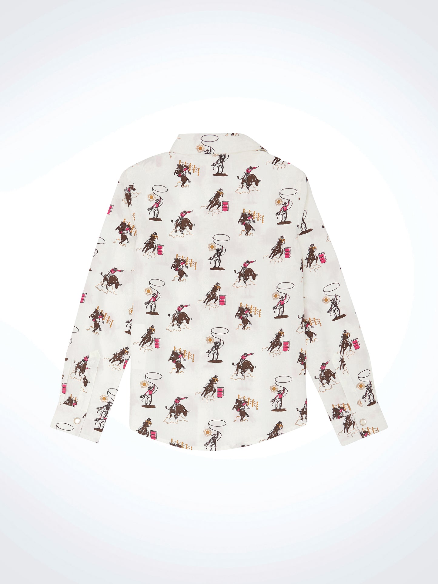 Wrangler West Girls Buck Print LS