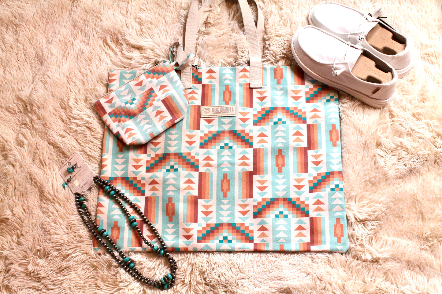 Rock & Roll Canvas Tote