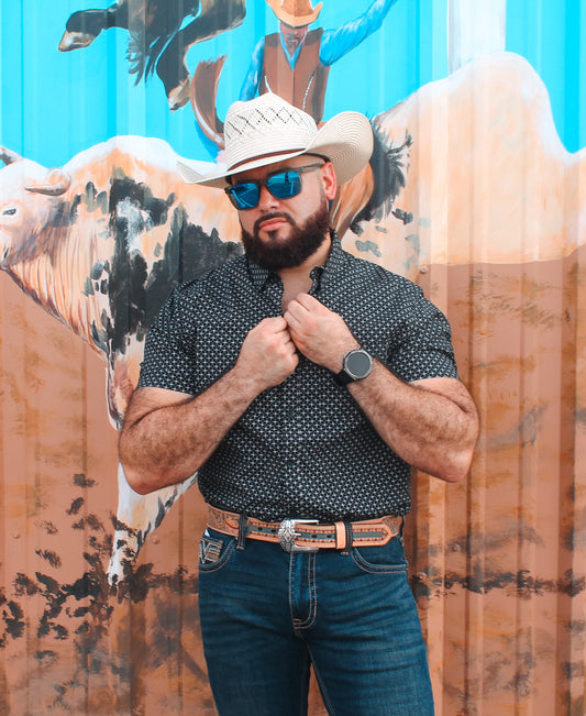 Ariat Men's Mars Modern SS Shirt Black