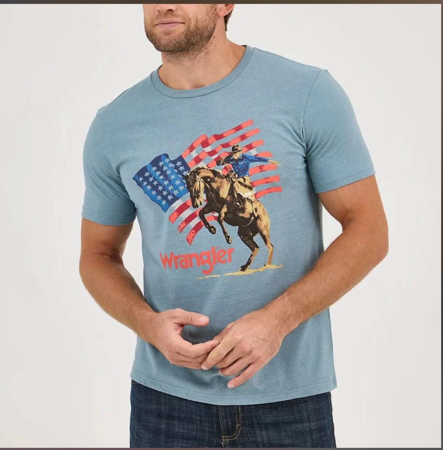 Wrangler Men American Cowboy Tee