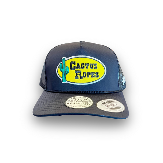 Hooey Blk/Blk Cactus Ropes Cap 🧢