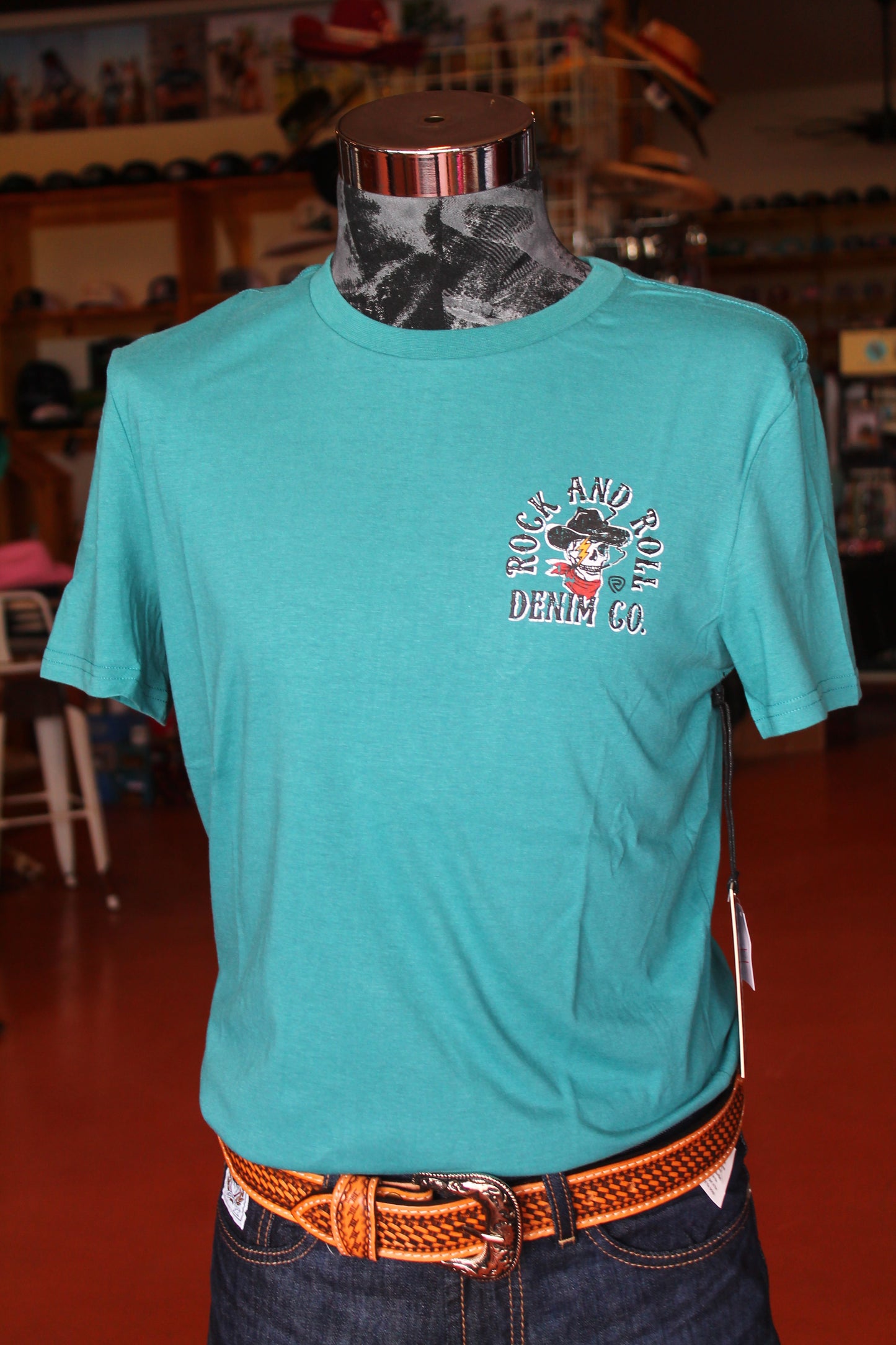 Rock & Roll Cowboy Skull Tee