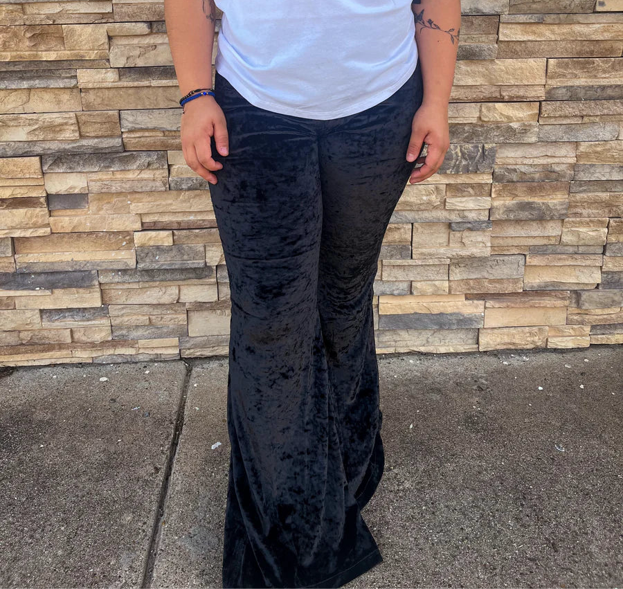 Wrangler Retro Premium Black Velvet Pants