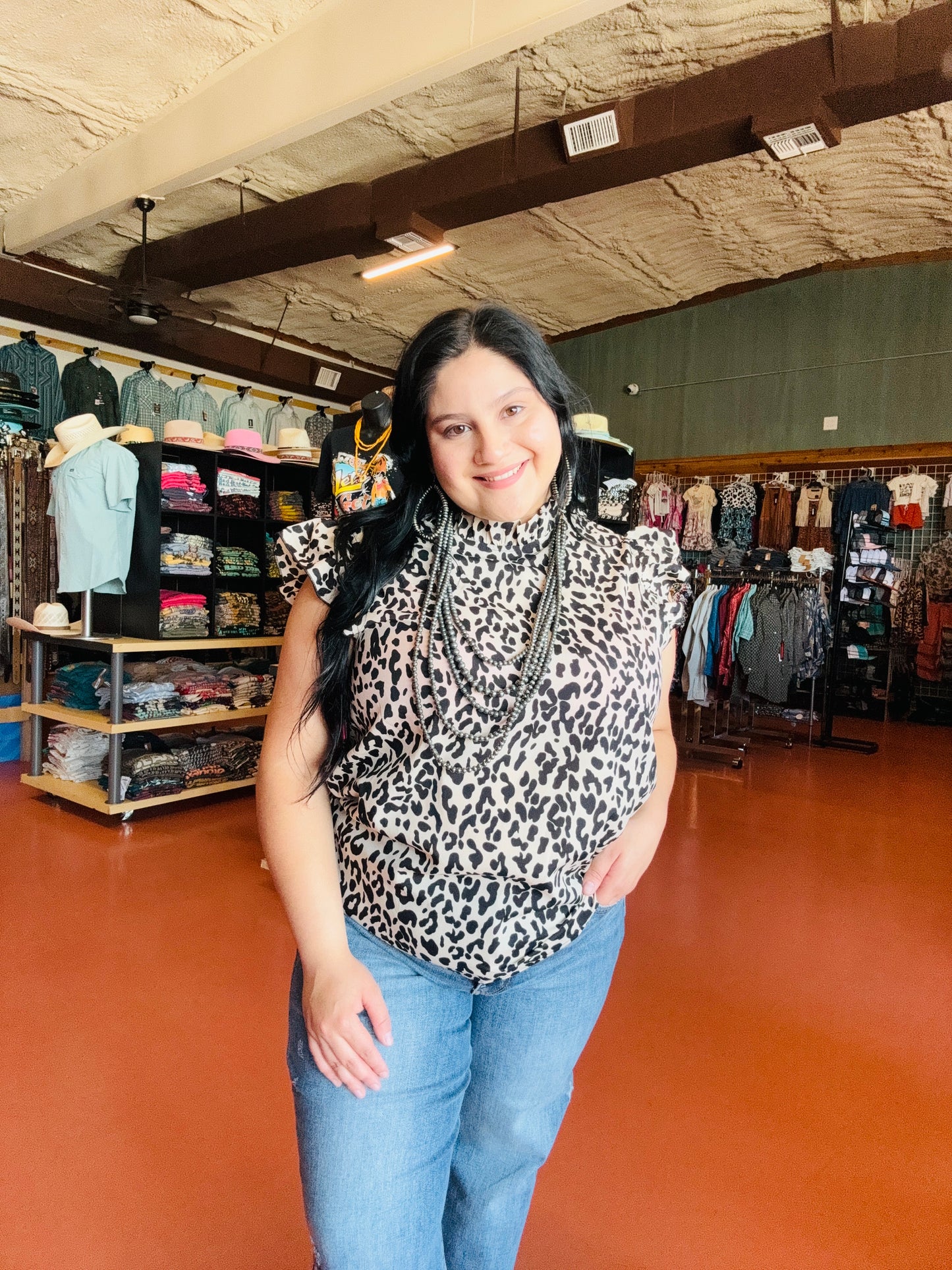 Leopard Top