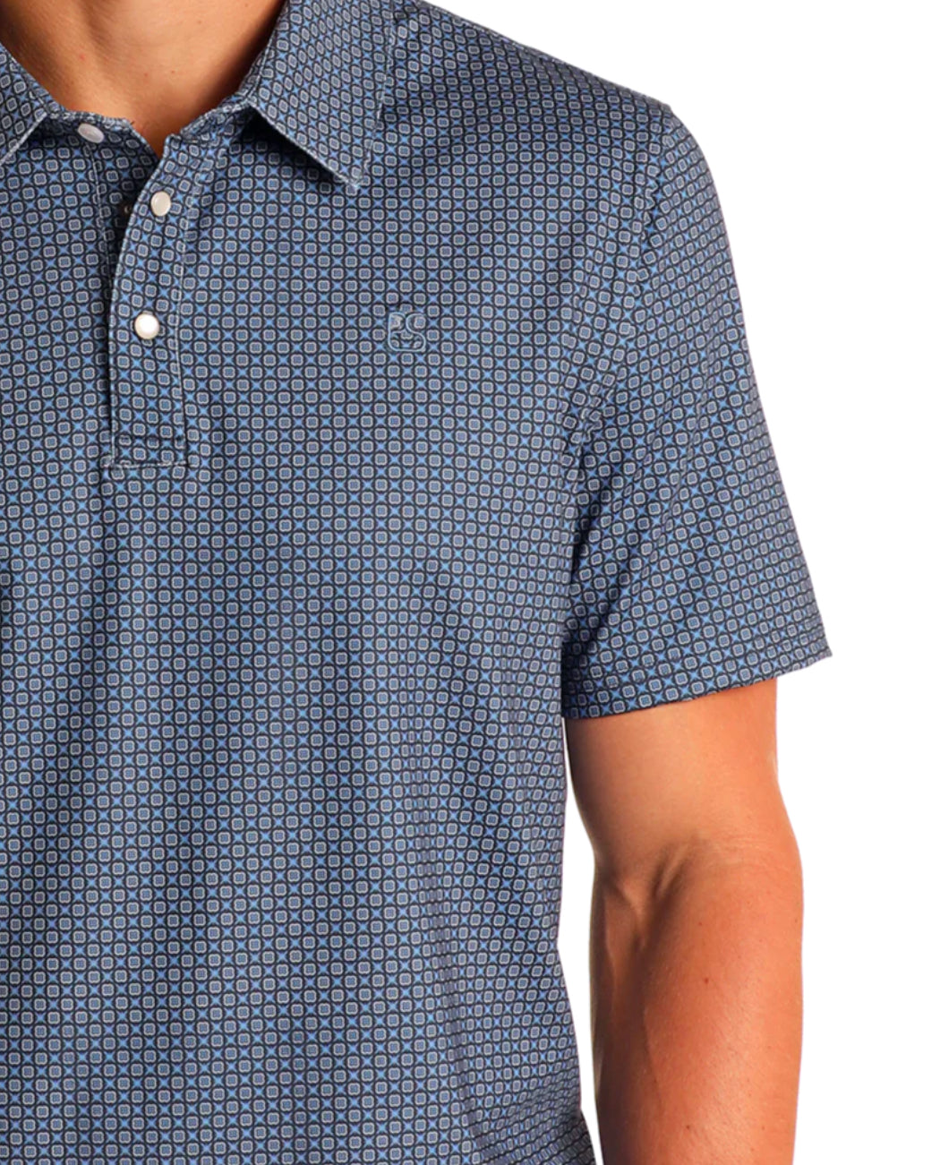 Panhandle Slim Geo Polo- Navy
