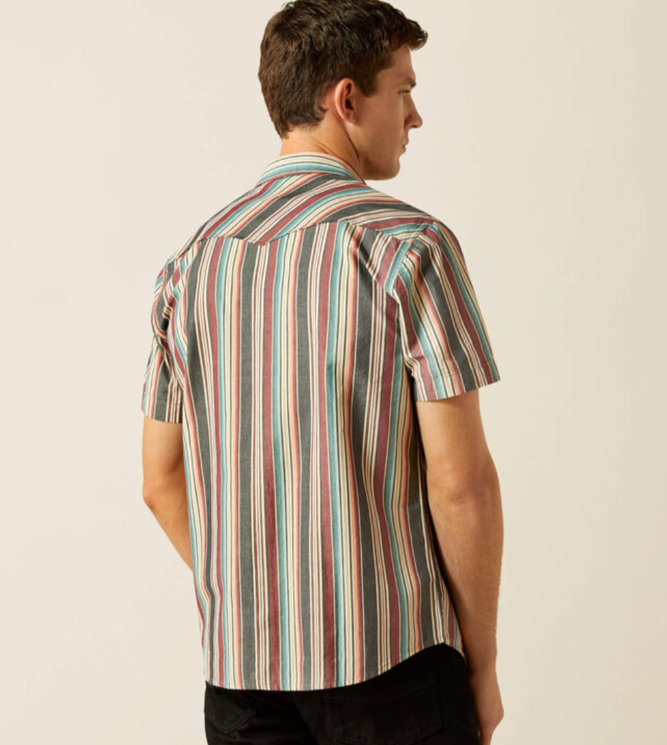 Ariat Haven Retro Snap S/S- BlkMulti