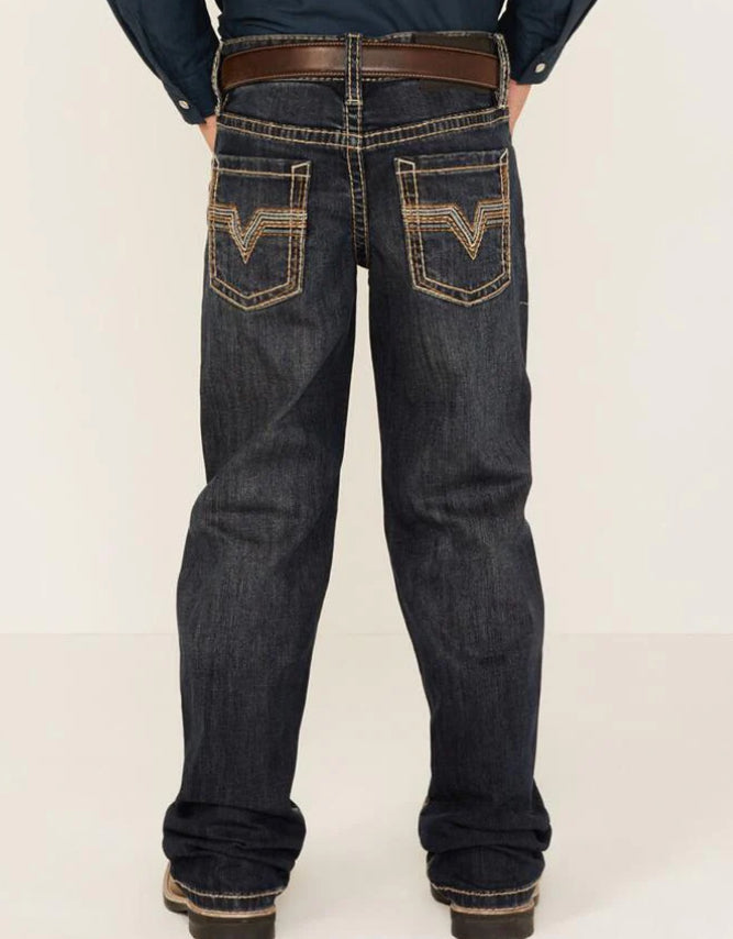 Rock & Roll YOUTH Two Tone DarkWash Bootcut