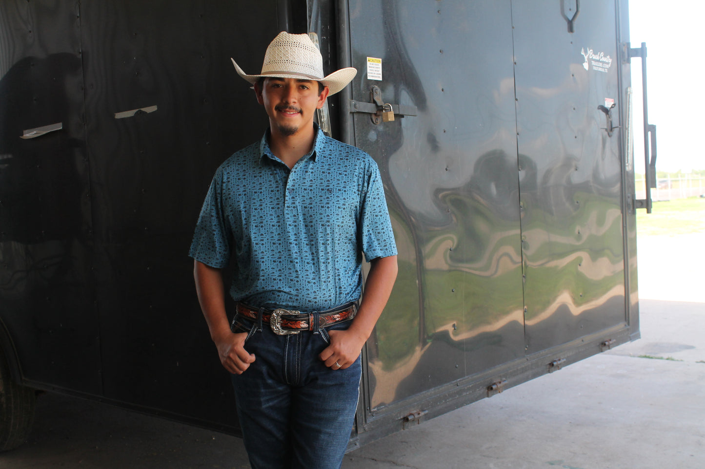 Ariat Charger 2.0 Printed SS Polo