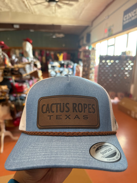 Hooey Denim Cactus Ropes Cap 🧢