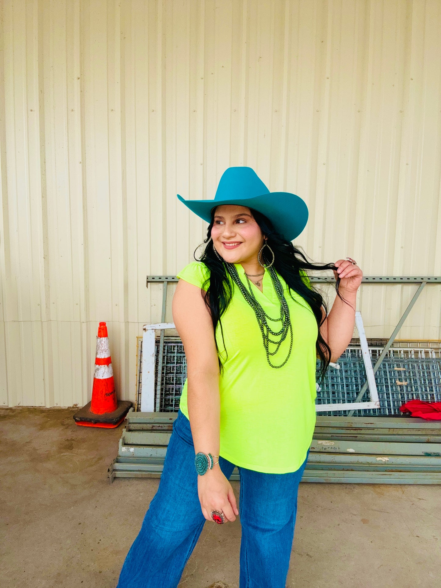 Neon Lime Green Dear Scarlett