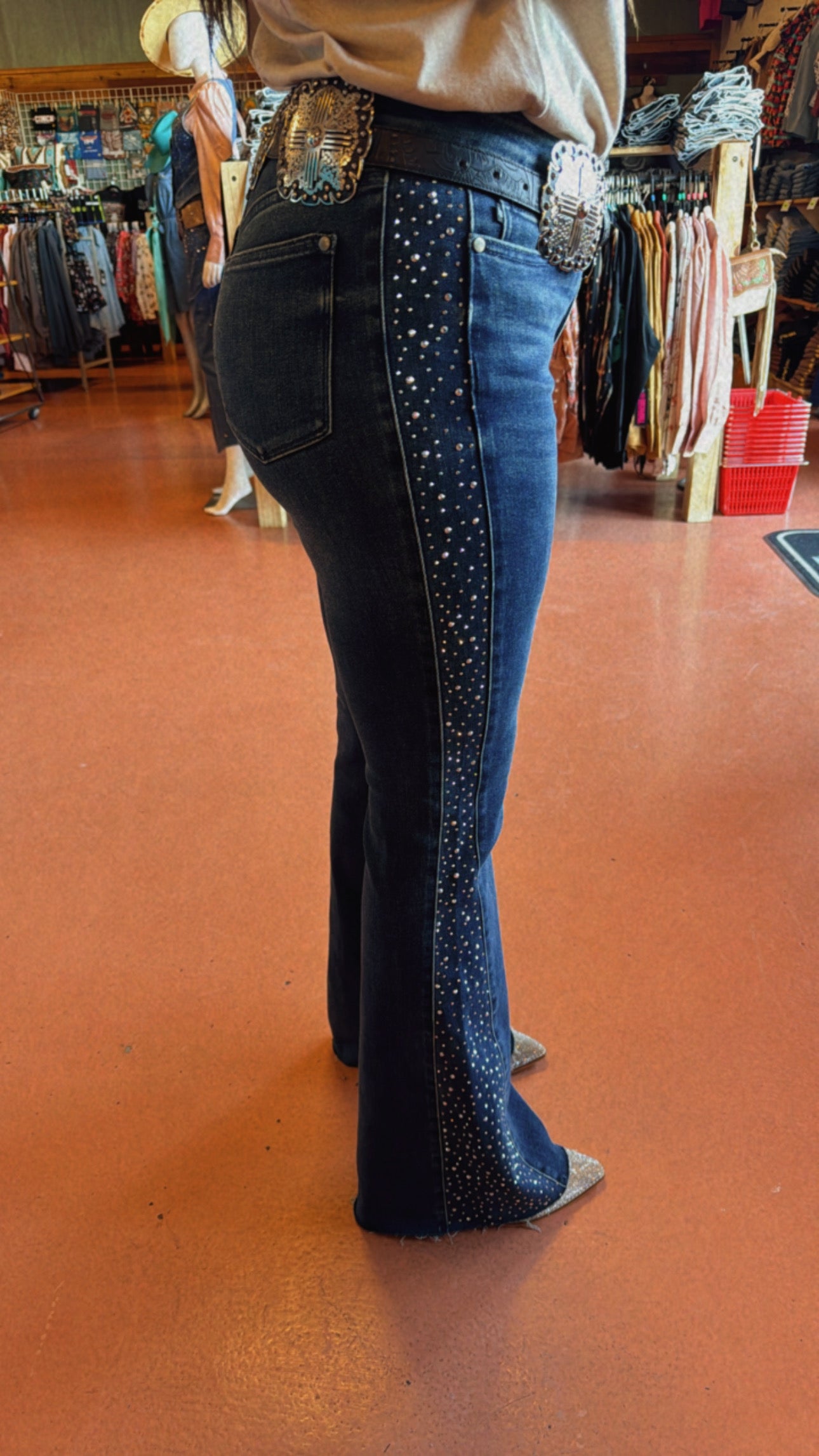 Judy Blue Sparkle Flare Jeans