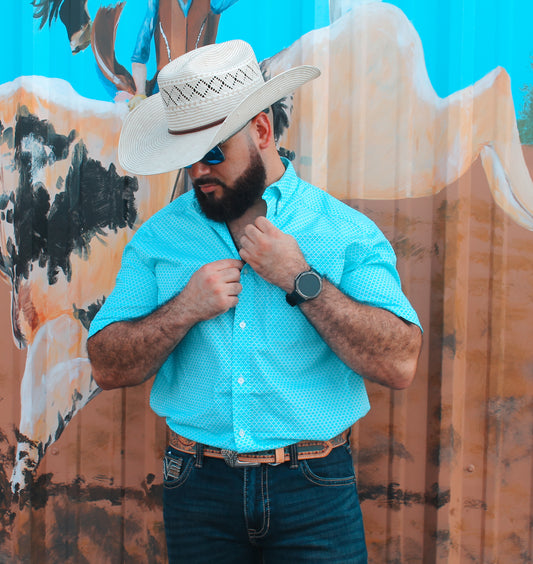 Men’s Ariat Westin Light Blue SS