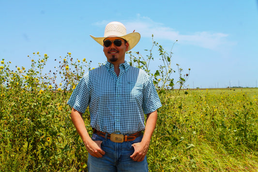 Cinch Men’s Mint ArenaFlex Button-up