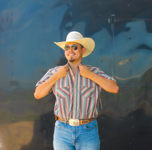 Ariat Haven Retro Snap S/S- BlkMulti