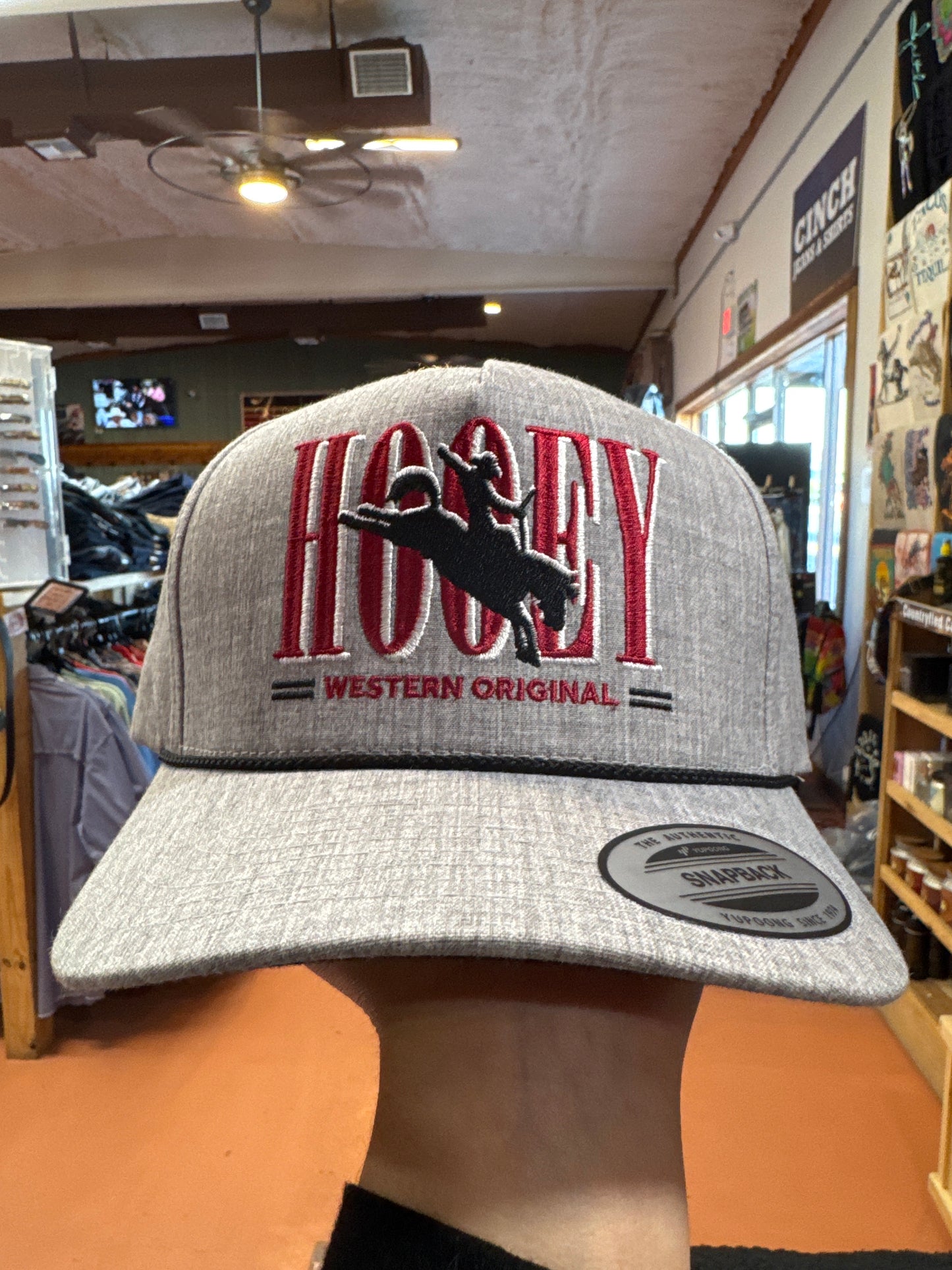 Hooey ‘Wild Ride’ Grey/Red Cap