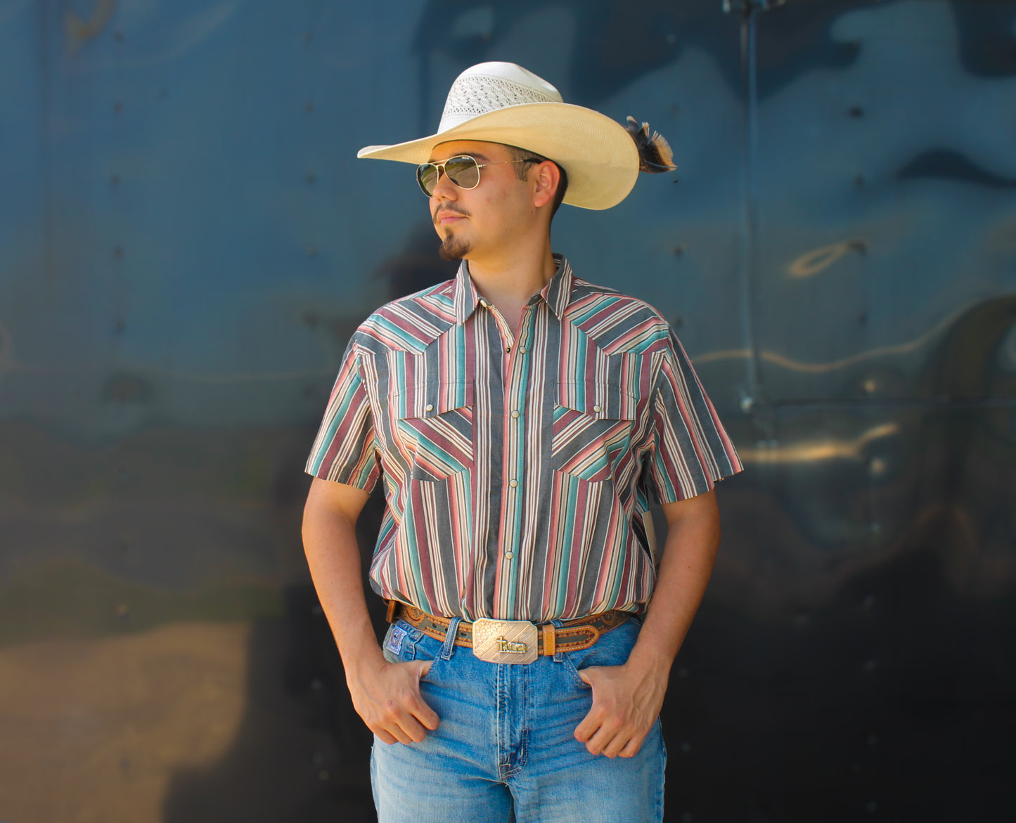Ariat Haven Retro Snap S/S- BlkMulti