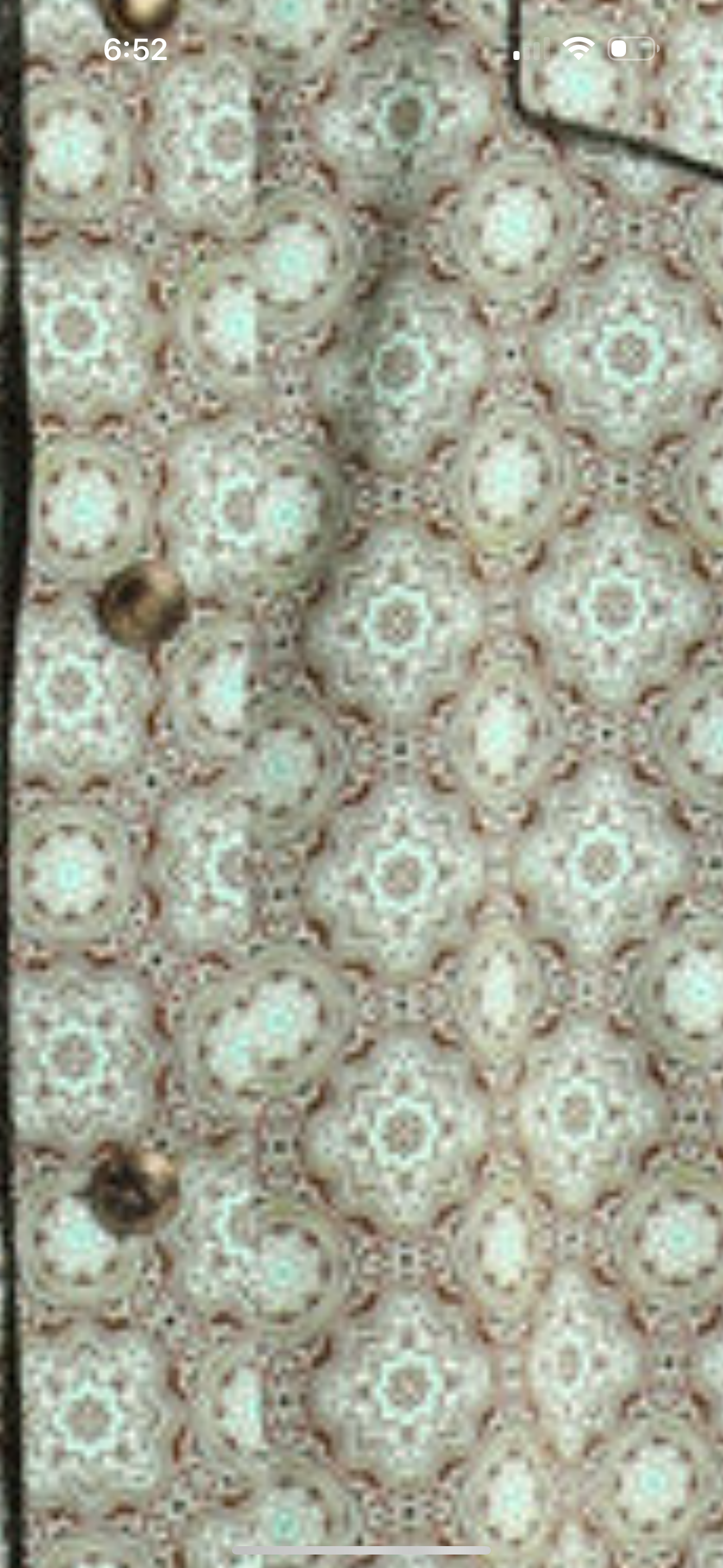 R&R SS Turquoise Medallion Woven Snap
