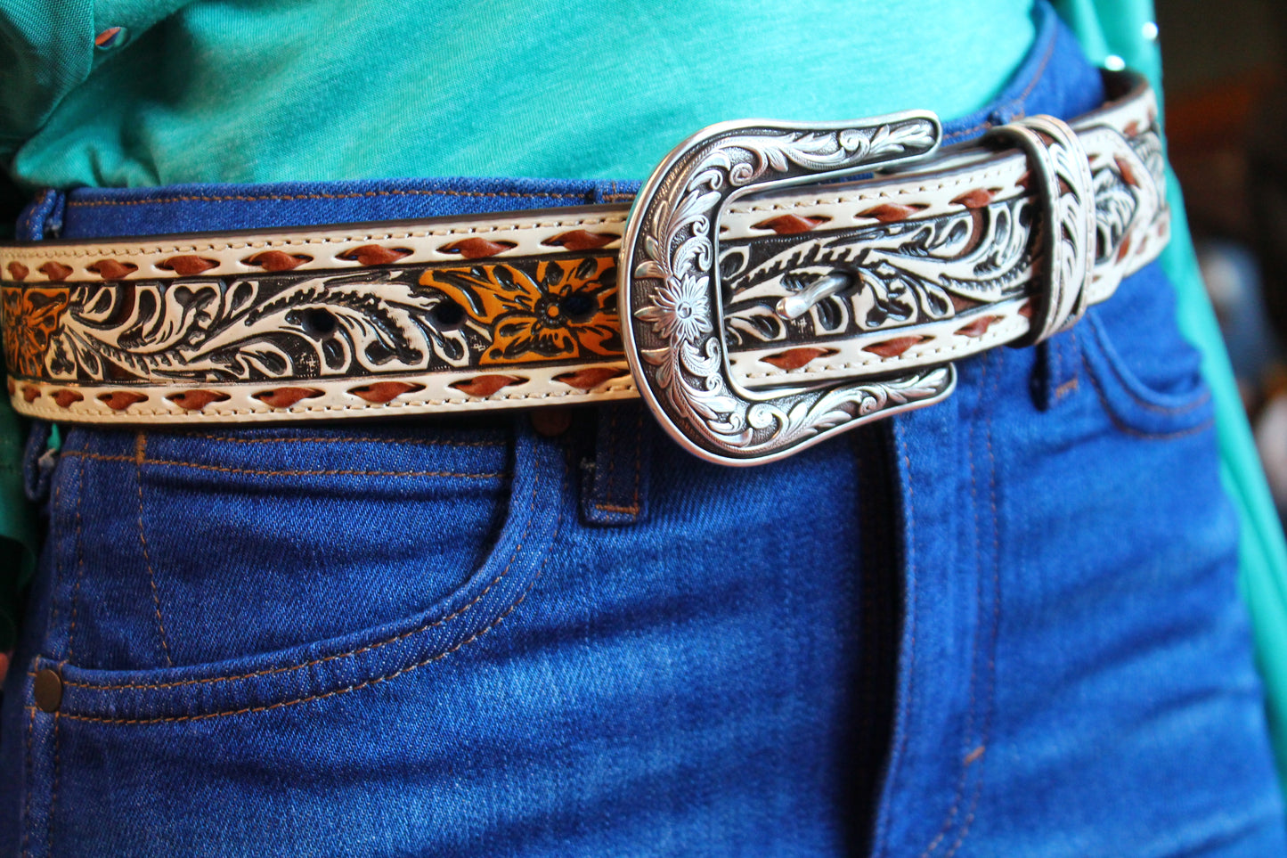 Women’s Howdy Tooled Belt