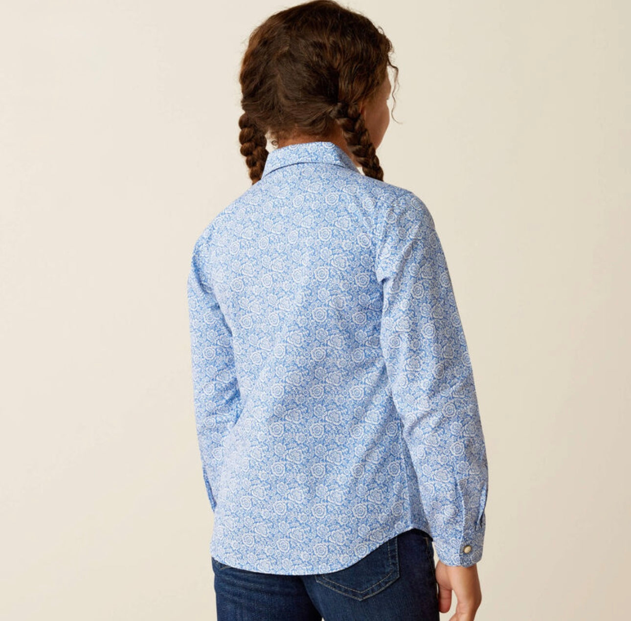 Girls Ariat Calico Floral LS