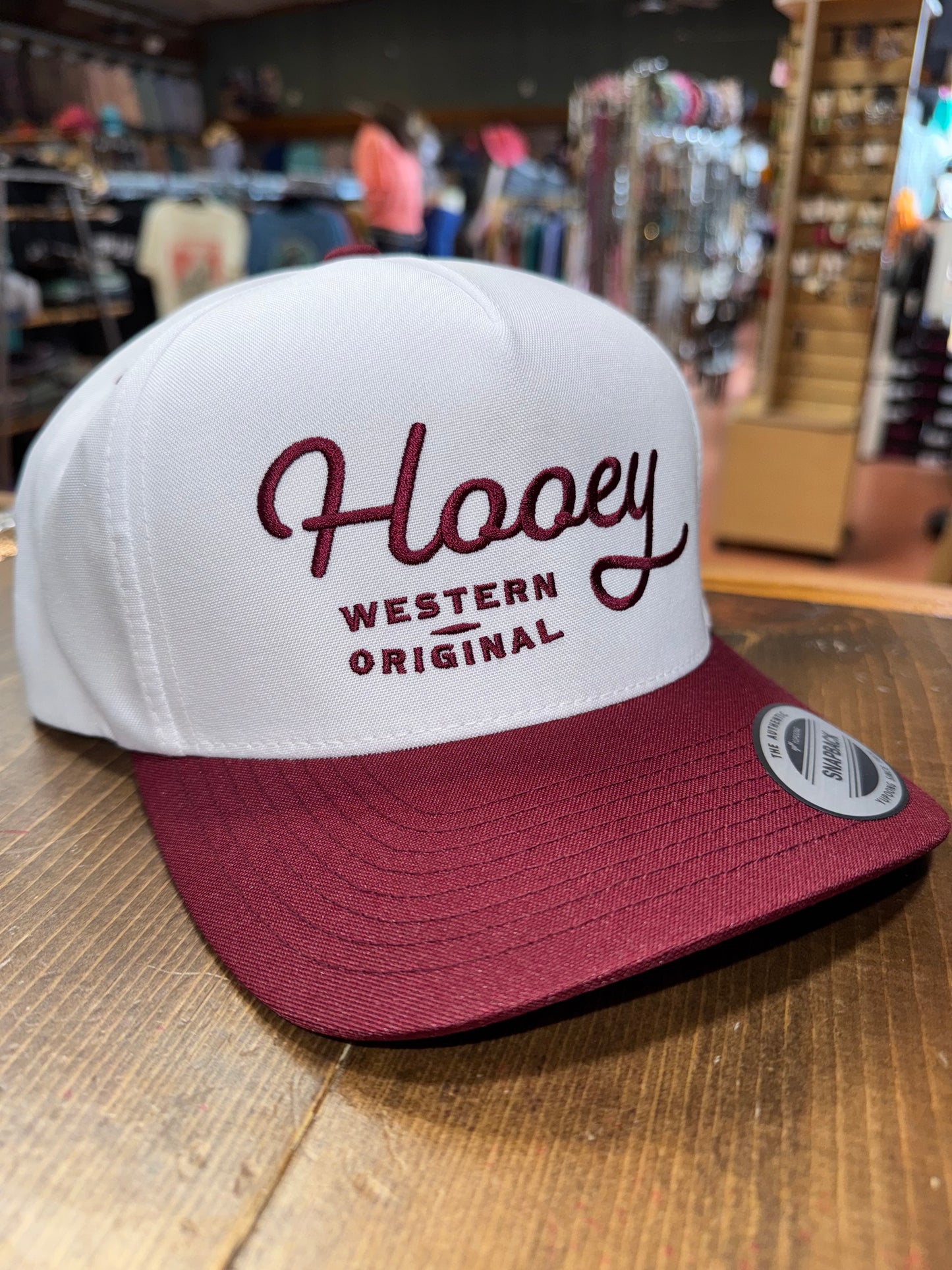 OG White & Maroon Hooey Cap 🧢