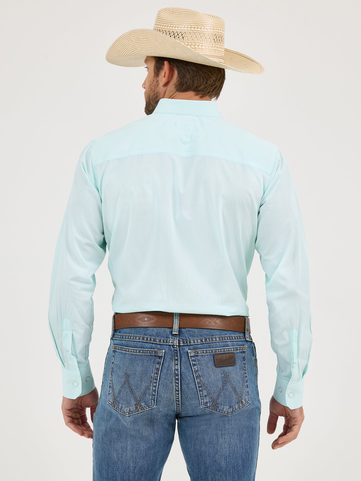Wrangler Men’s COJO Mint Strip LS