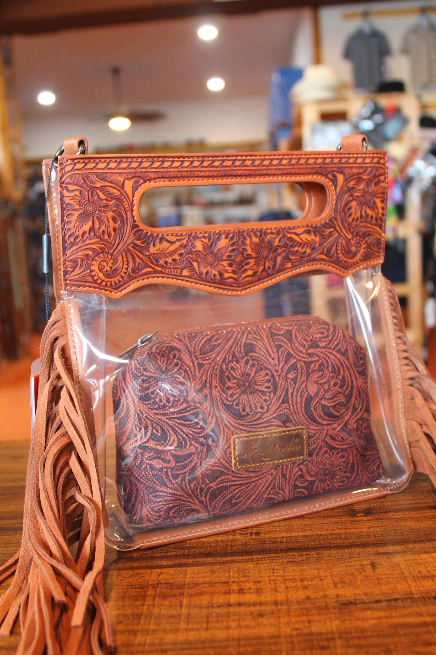 Wrangler Clear Crossbody Tote