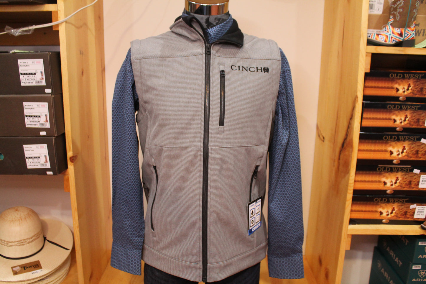 Cinch Men's Slate Grey Vest