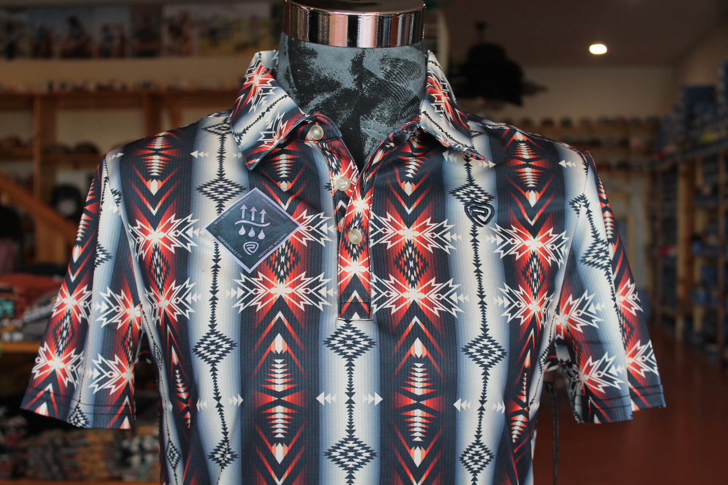RR Navy Printed Polo