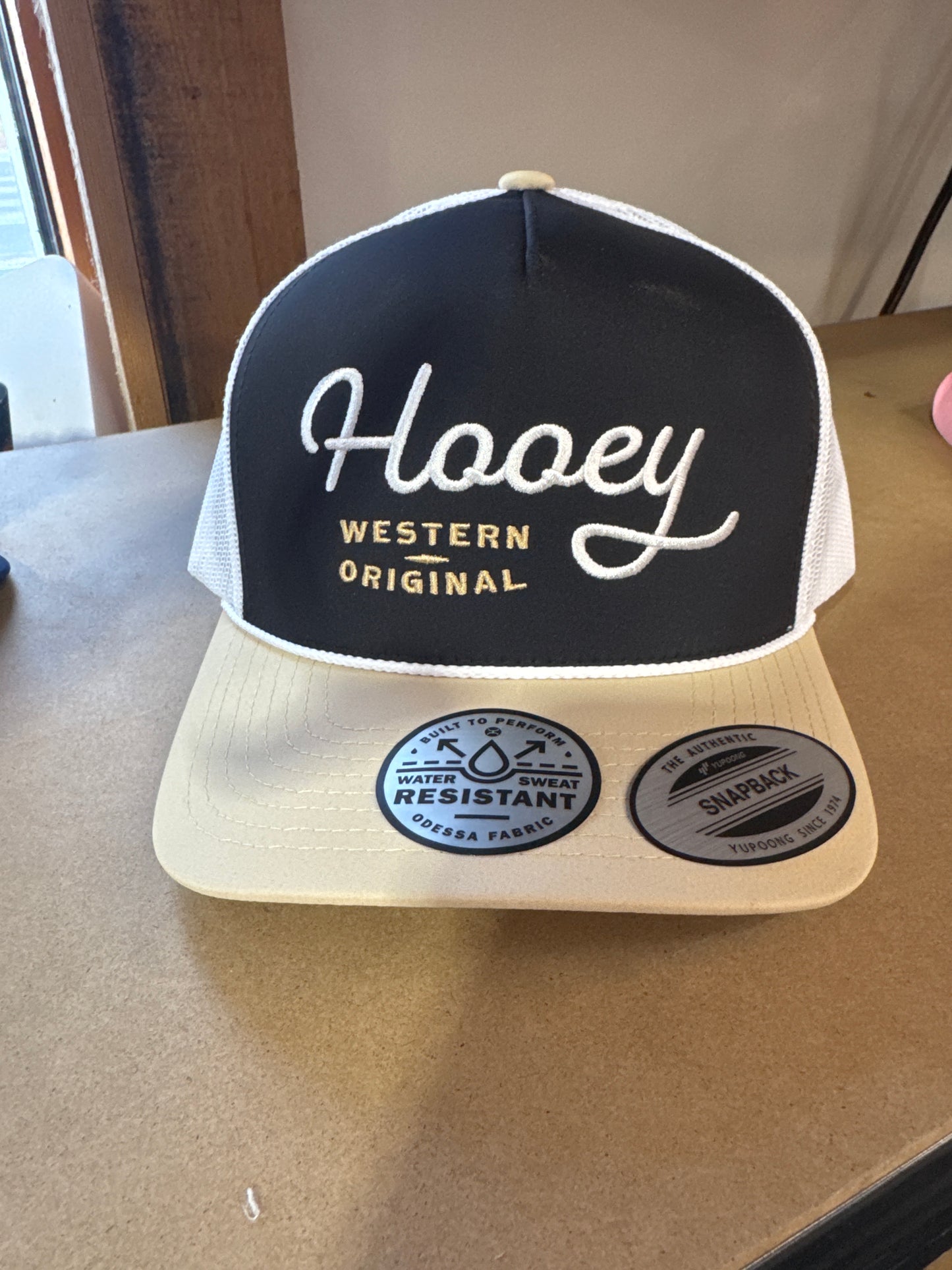 Men's Hooey Black White and Tan "OG" Cap🧢✅