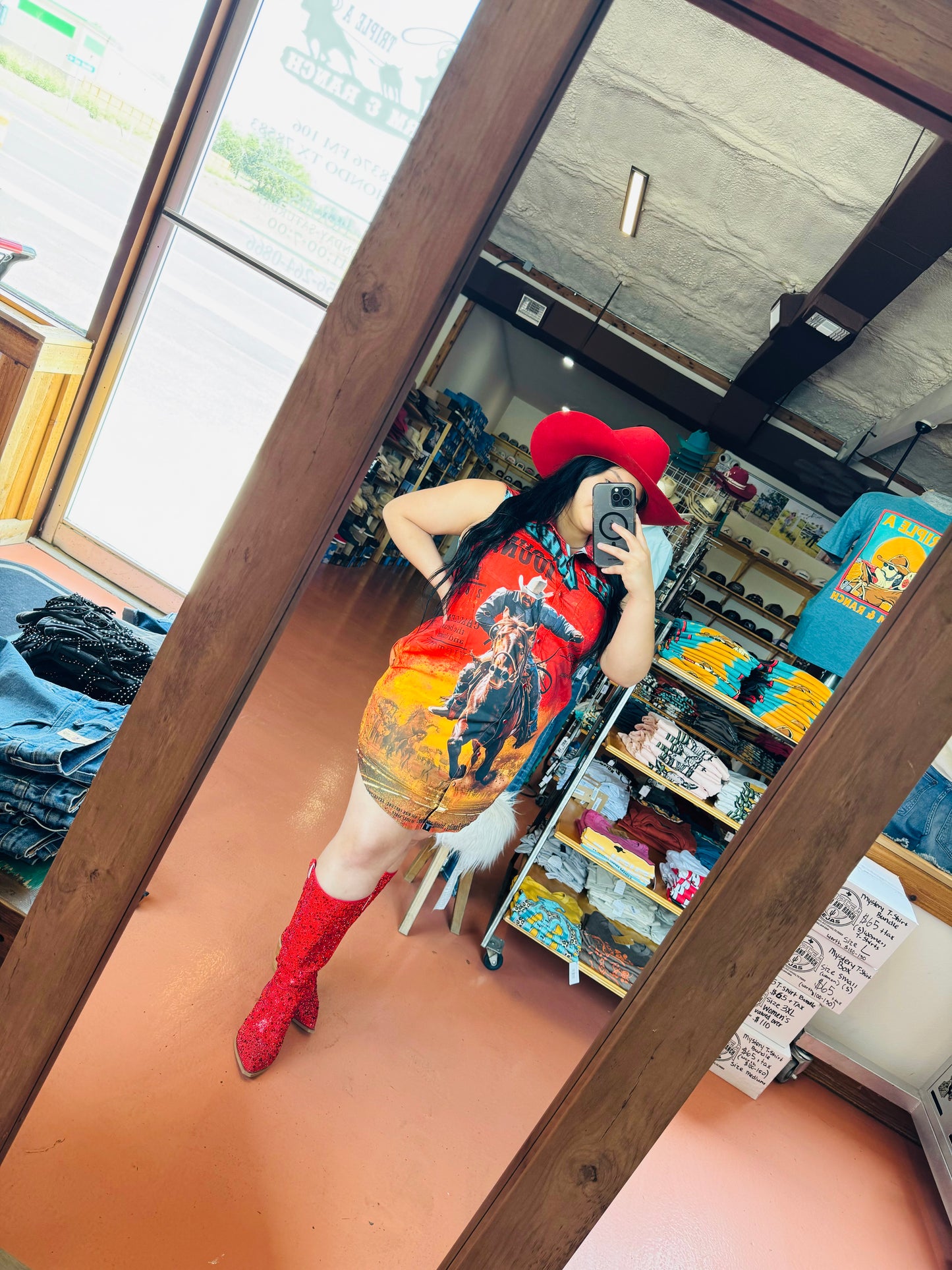 Lucky Cowboy SS Pearl Snap Dress