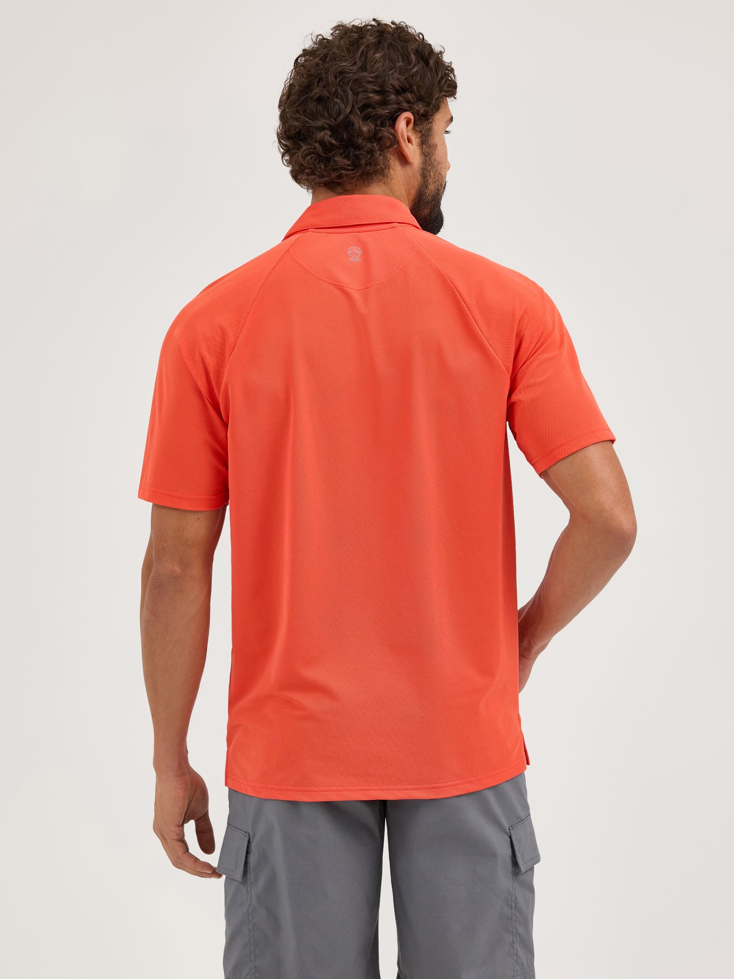 Men’s Burnt Orange Techno Knit Polo - FLASH SALE