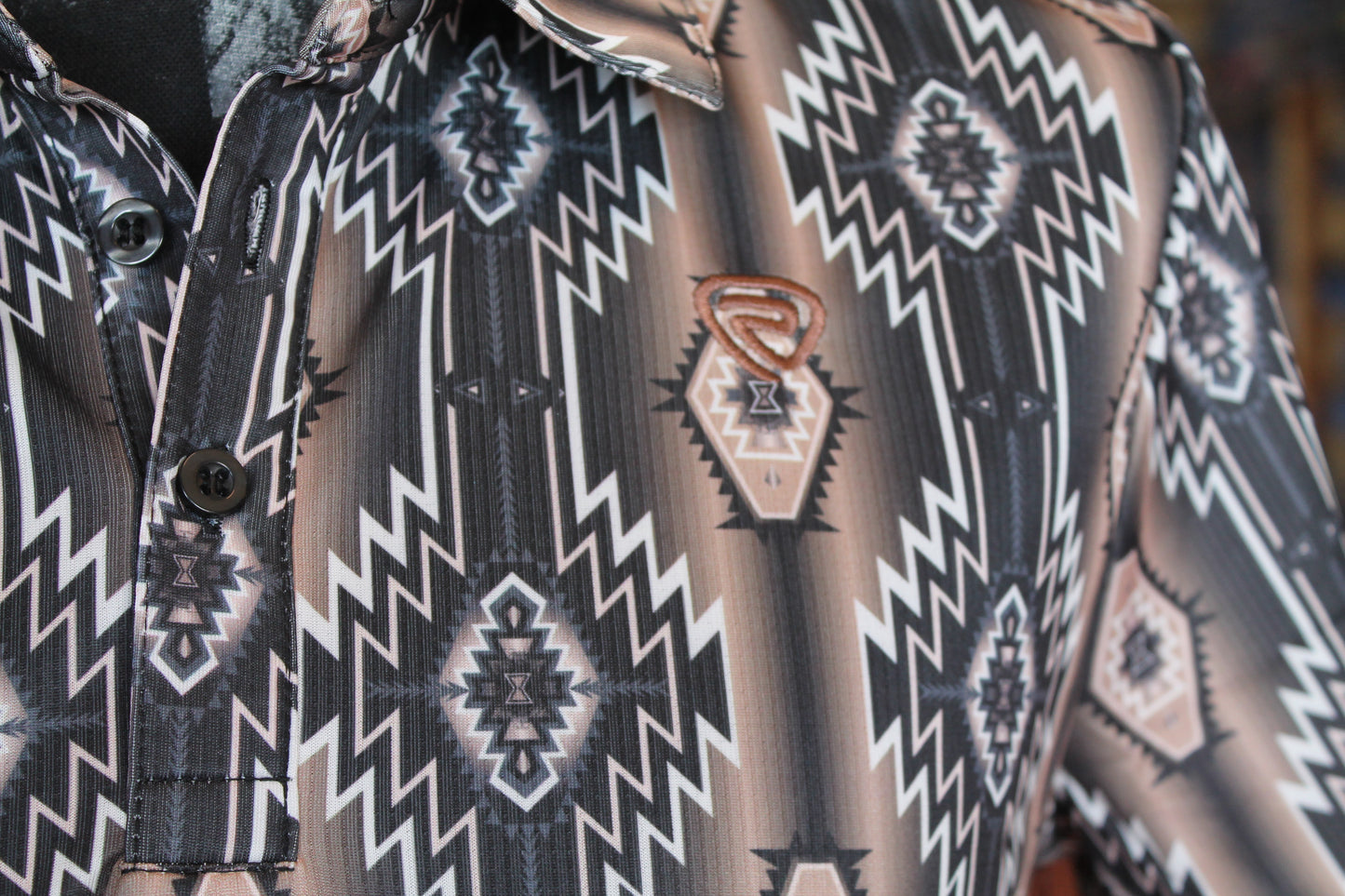 R&R Coffee Aztec Print