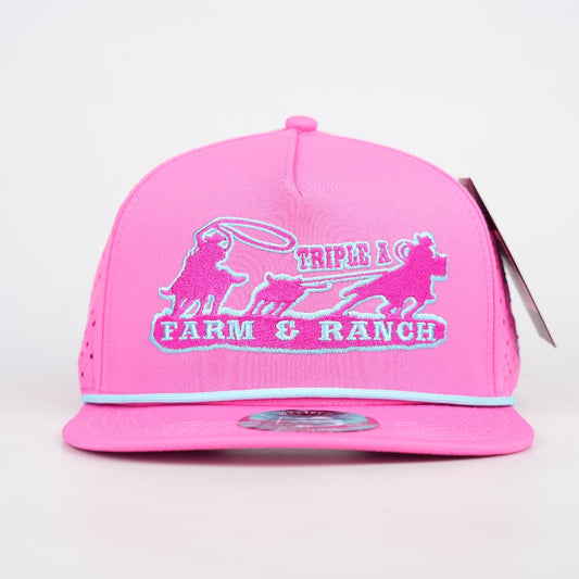 Triple A Neon Pink Cowboy Cap - FLASH SALE