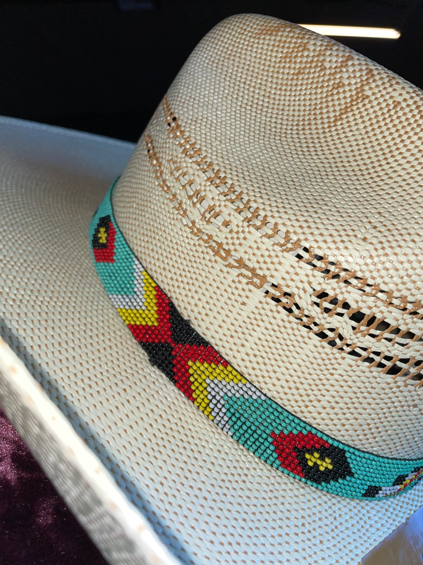 Twister Arrow Beaded Multi Hat Band